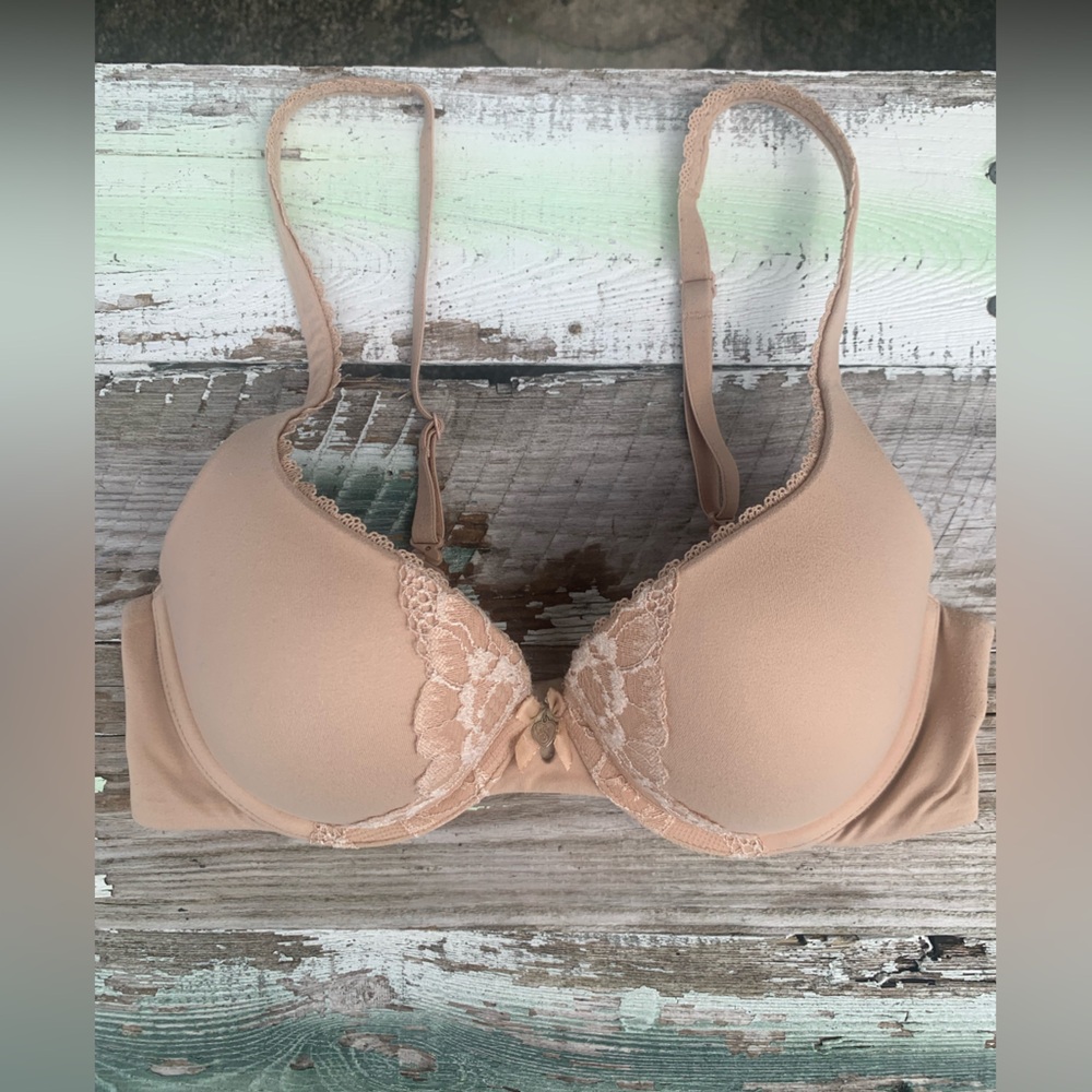 5/$25 Victorias Secret Body Perfect Shape Cream Bra 32C